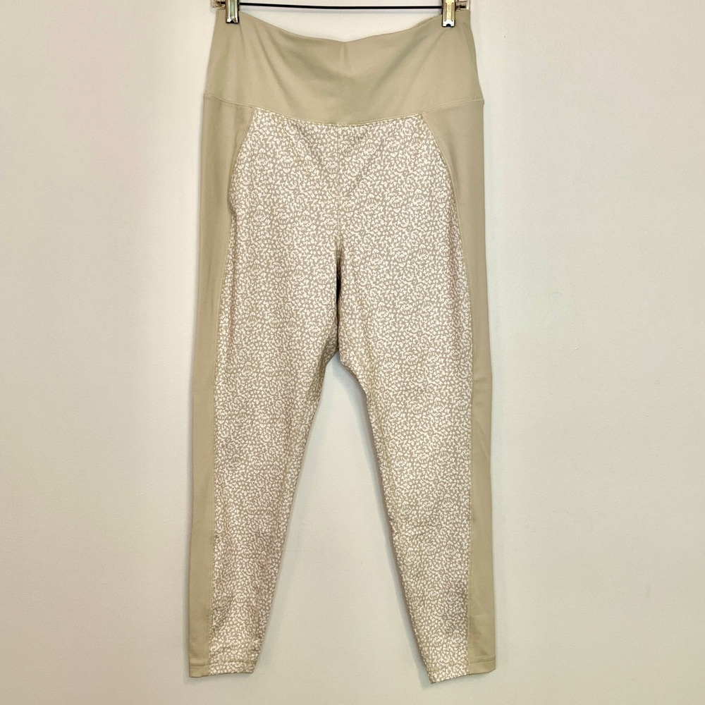 Zelos Cream Patterned Leggings